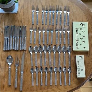 West Ware silverware set.